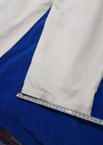 C&A Beyaz Pamuklu kapri pantolon - Görsel 2