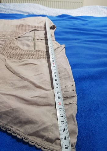 Mavi marka Yakası dantel süslemeli Pamuklu bluz - Görsel 5