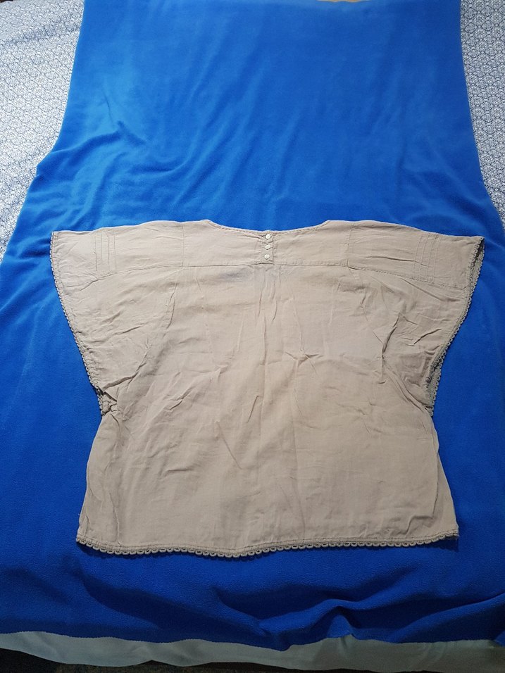 Mavi marka Yakası dantel süslemeli Pamuklu bluz - Görsel 3