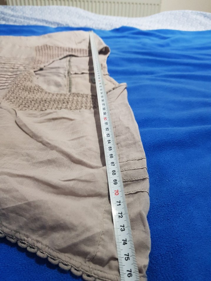 Mavi marka Yakası dantel süslemeli Pamuklu bluz - Görsel 5