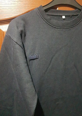 lacivert Baskılı Uzun Kollu Sweatshirt - Görsel 4