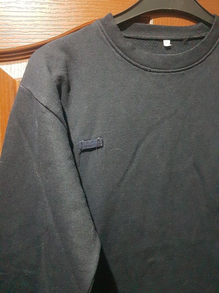 lacivert Baskılı Uzun Kollu Sweatshirt - Görsel 4