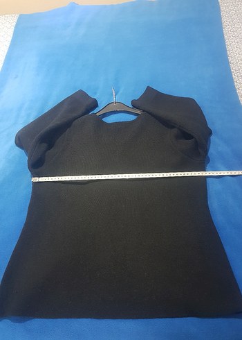 Siyah Fermuarlı Kadın Midi Ceket - Görsel 6