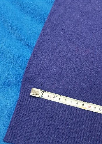 Düğmeli Mor Kadın Triko Kazak - Görsel 9