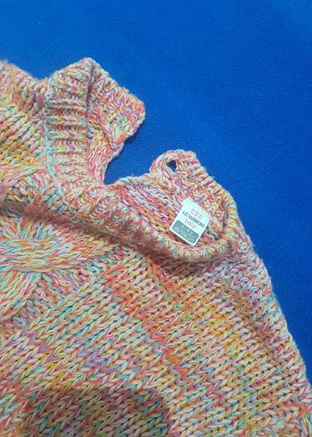 LCW Renkli Örgü 3-4 yaş Kazak - Görsel 4