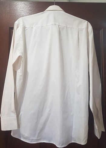 Pierre Cardin De souza marka Düğmeli Beyaz Pamuklu Erkek Gömlek