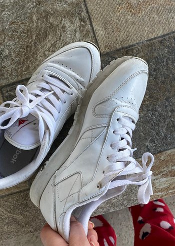 Beyaz Reebok Kadın Spor Ayakkabısı - Görsel 4