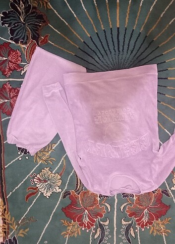 11-12 Yaş Beden Kadife pijama takımı 