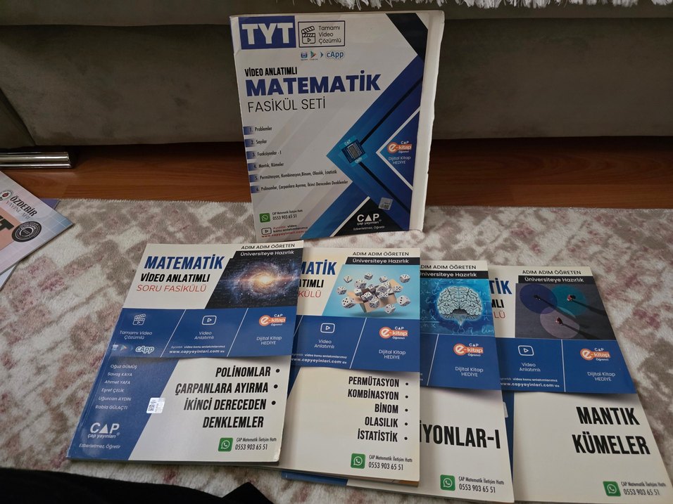 TYT Video Anlatımlı Matematik Fasikül Seti - Görsel 2