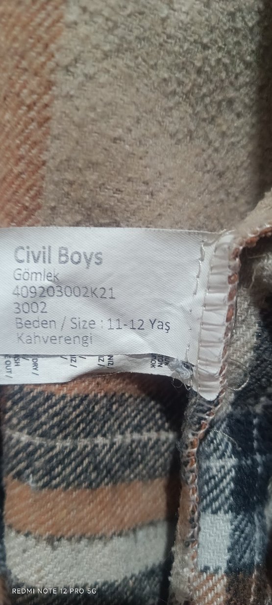 Erkek çocuk gömlek - Görsel 2