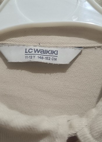 Bej Düğmeli Uzun Kollu Erkek çocuk gömlek - Görsel 3