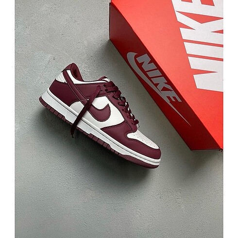 36 Beden bordo Renk Nike Dunk Bordoux