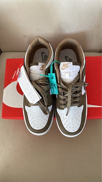 37 Beden haki Renk Nike dunk haki yeşil