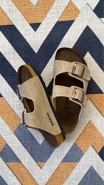 Birkenstock bej terlik
