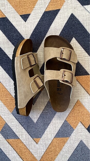 Birkenstock Birkenstock bej terlik