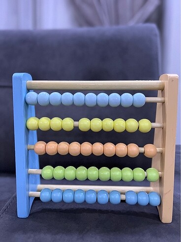  Beden Renkli ahşap abaküs