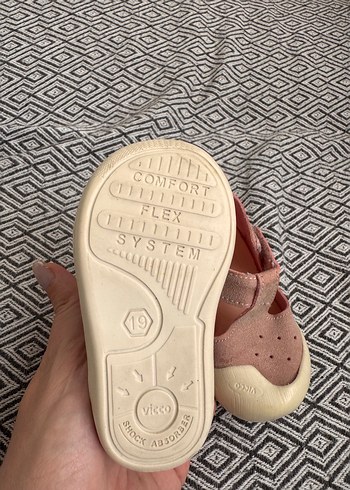 Vicco kız Bebek İlk Adım Ayakkabısı Pembe - Görsel 3