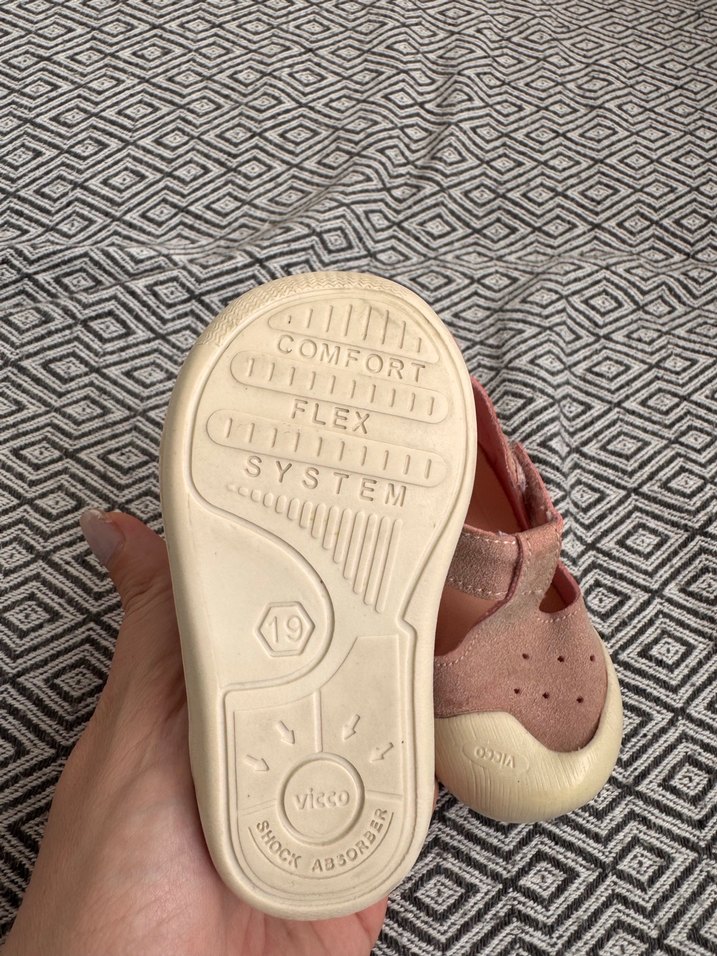 Vicco kız Bebek İlk Adım Ayakkabısı Pembe - Görsel 3