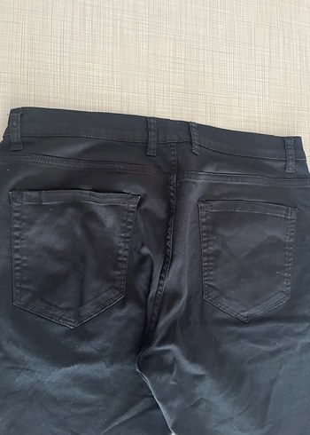 Erkek Siyah Denim Kısa Şort - Görsel 5