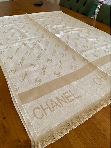 Chanel Channel kaşmir kumaş şal