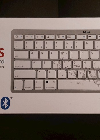 Trust Beyaz Gri Bluetooth Klavye - Görsel 3