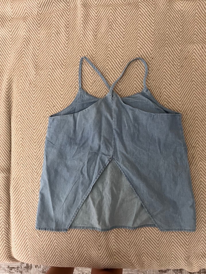 Mavi Kadın İnce Askılı - Görsel 2