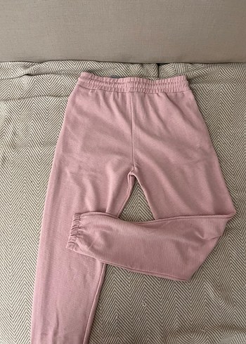 Pembe Pamuklu Eşofman Altı - Görsel 2