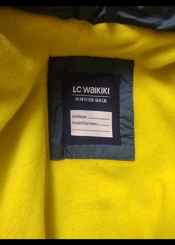 Mavi Kapüşonlu Fermuarlı Kış Montu - Görsel 7