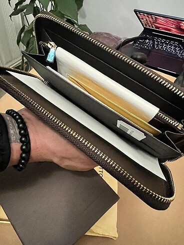  Beden kahverengi Renk Louis Vuitton Bayan Cüzdan