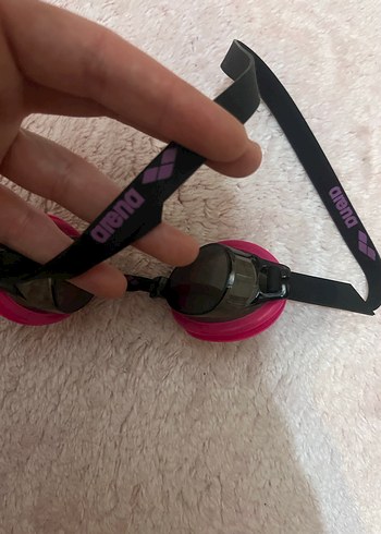 Fermuarlı Pembe Yüzücü Gözlüğü - Görsel 2