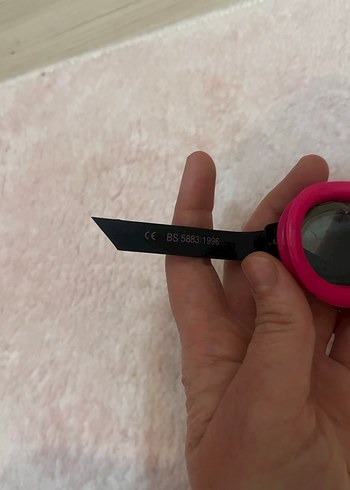 Fermuarlı Pembe Yüzücü Gözlüğü - Görsel 3