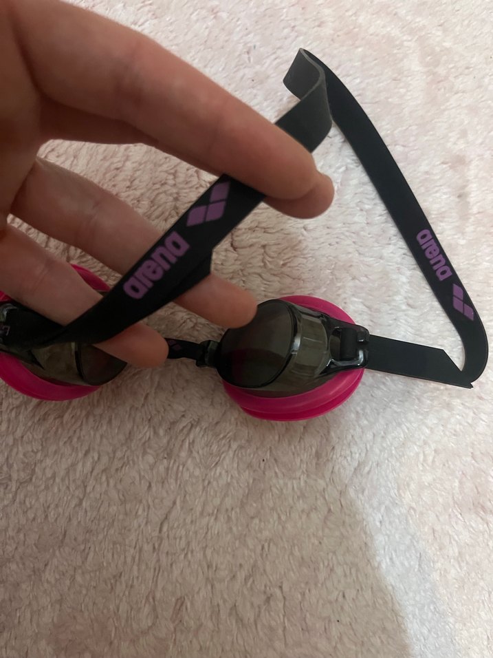 Fermuarlı Pembe Yüzücü Gözlüğü - Görsel 2