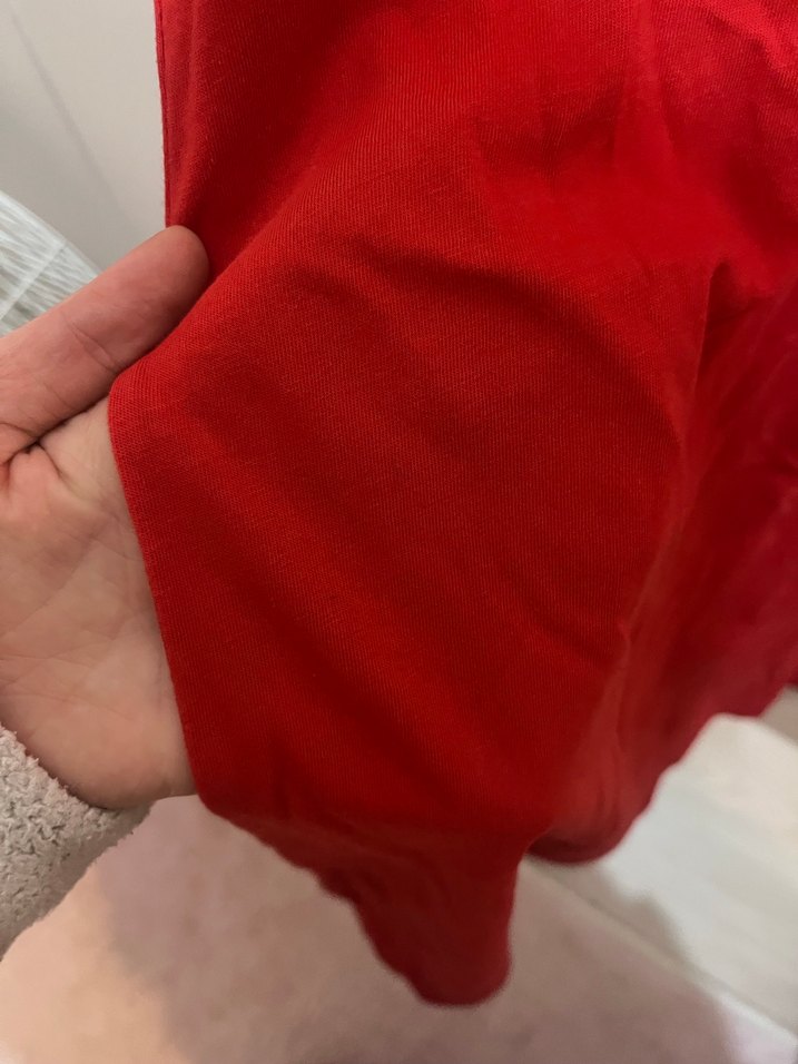 Kırmızı Baskılı Tişört - Görsel 3