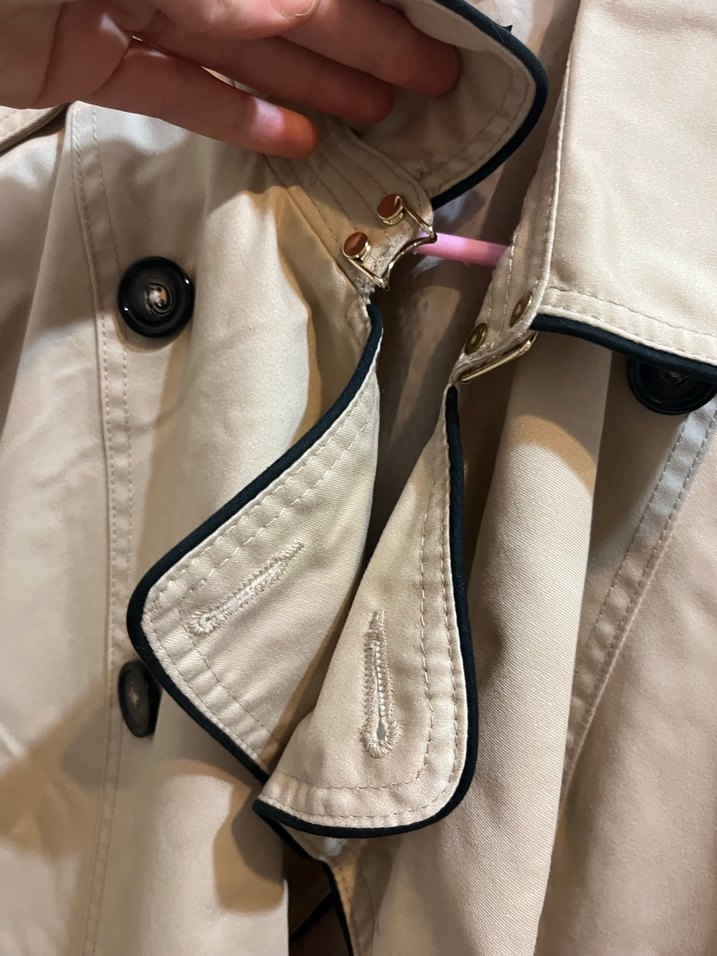 Kadın Bej Midi Trençkot - Görsel 3