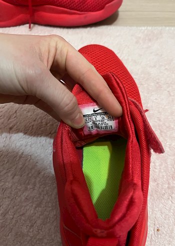 Kırmızı Kadın Spor Ayakkabı Velcro Detaylı - Görsel 4