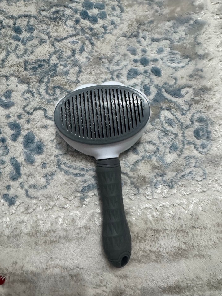 Gri Kedi Tüy Tarama Fırçası - Görsel 4