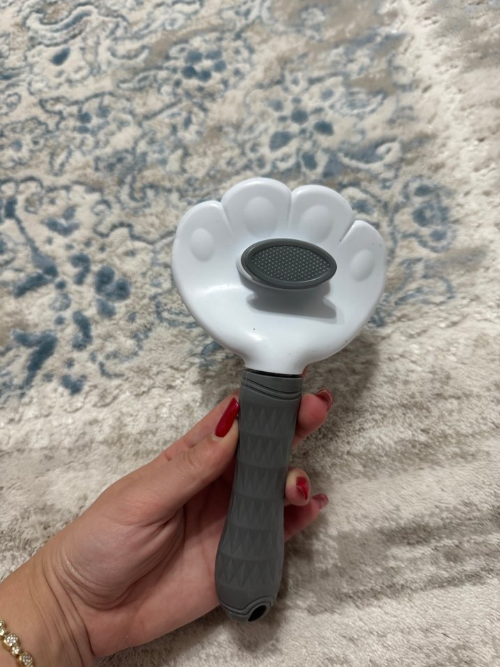 Gri Kedi Tüy Tarama Fırçası - Görsel 2