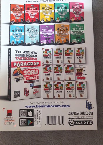 Benim Hocam TYT KPSS Dil Bilgisi Soru Bankası - Görsel 2