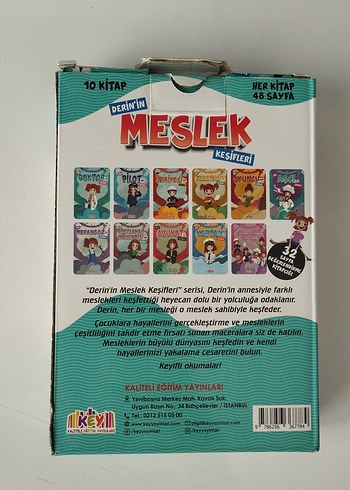 Derin'in Meslek Keşifleri - 10 Kitap - Görsel 2