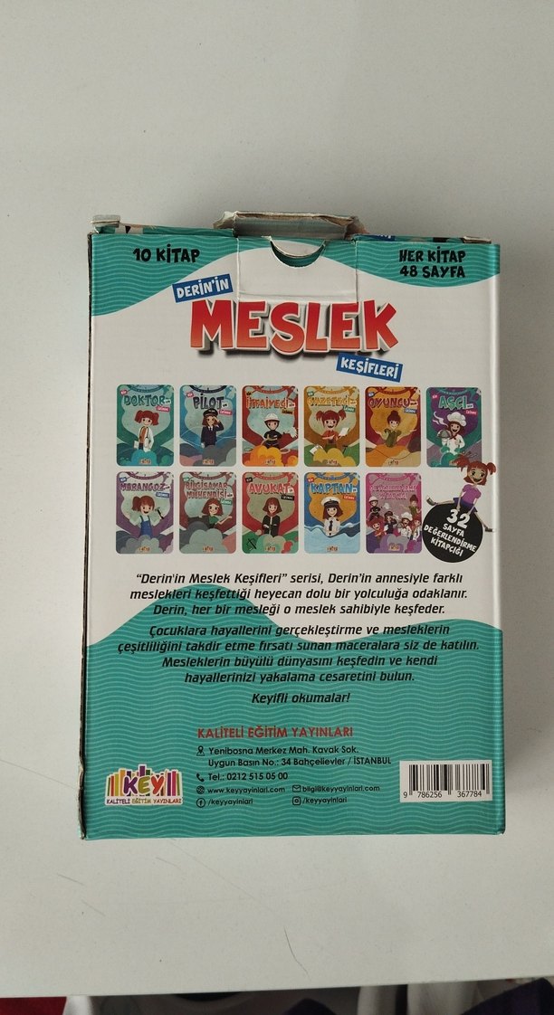 Derin'in Meslek Keşifleri - 10 Kitap - Görsel 2