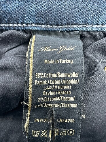 30 Beden çeşitli Renk Mavi Jeans Jean / Kot %70 İndirimli.