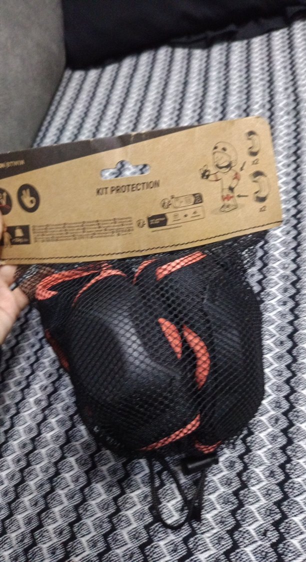 Kahverengi Yılan Desenli Elastik Motosiklet Dizlik - Görsel 2