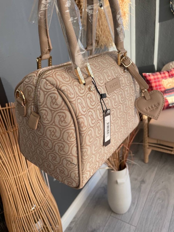 Bej Desenli Kadın Omuz Çantası - Görsel 3