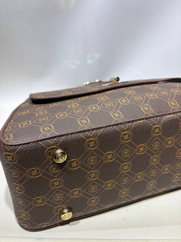 Kahverengi Deri Kadın Çanta - Görsel 4