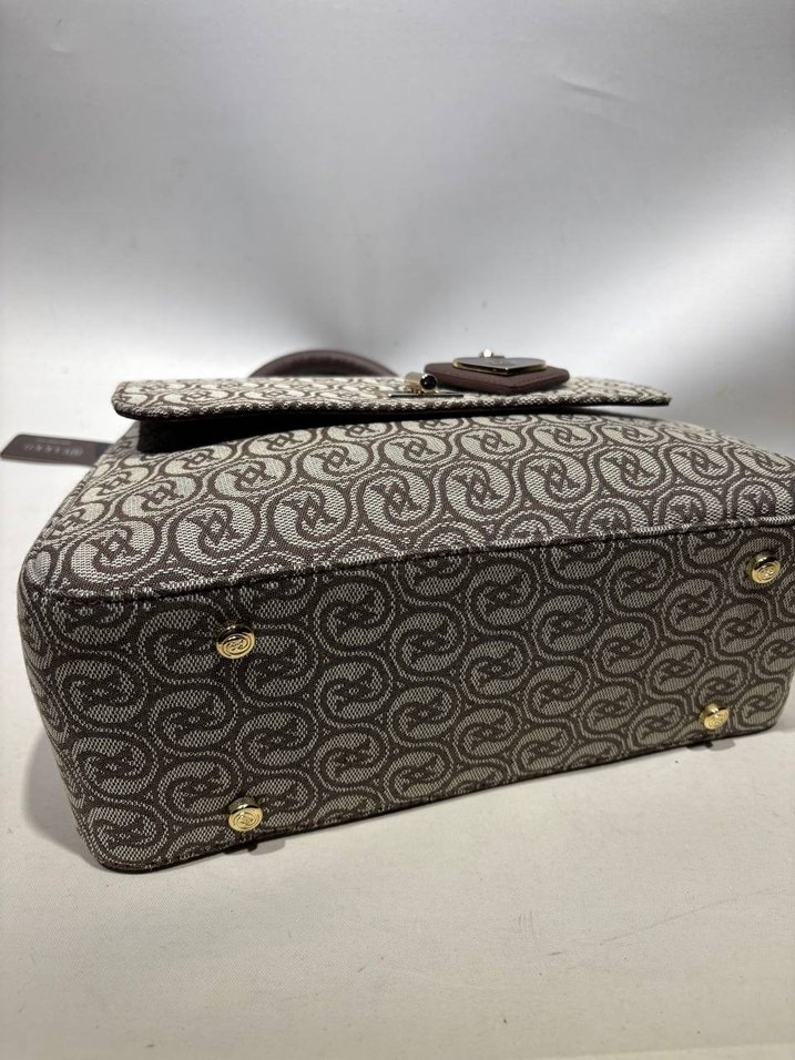 Kahverengi Deri Tokalı Kadın Çanta - Görsel 3