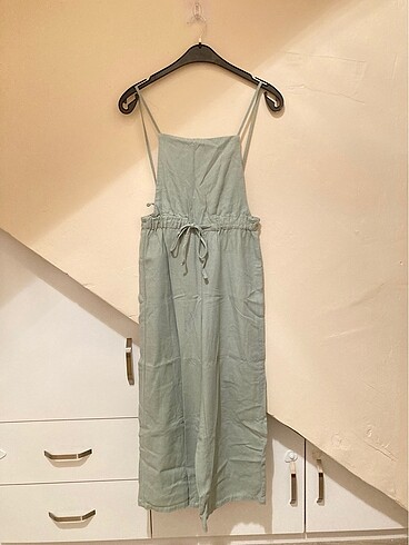 Bershka Su Yeşili Tulum Xs