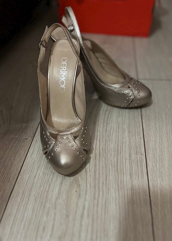 37 Beden Silver Topuklu Kadın Abiye Ayakkabı 37 numara