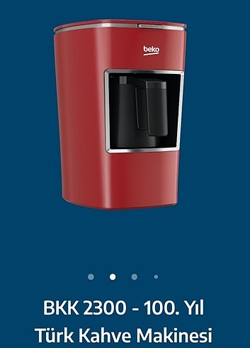 Beko 100. Yıl llogolu Türk kahvesi makinesi 