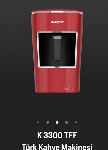 Arcelik Tff logolu Türk Kahvesi Makinesi - Görsel 2