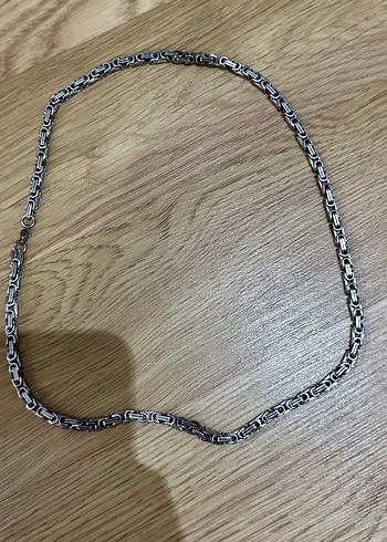 Gri Bej Erkek kolye - Görsel 2